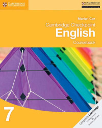 Image of Cambridge Checkpoint English Coursebook 7